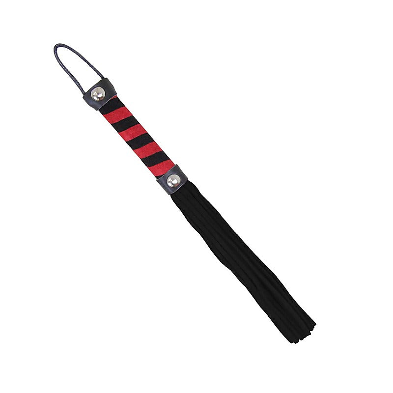 Candy Striped Willy Bondage Whip By Love In Leather - Whips And Crops