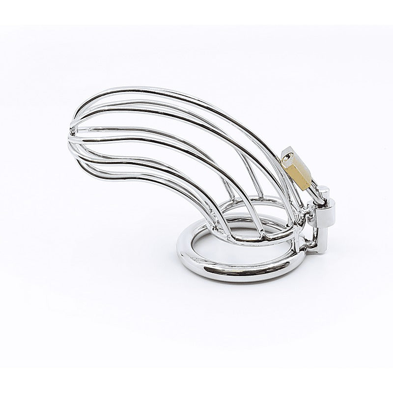 Love In Leather Bird Cage Style Male Chastity Device - Male Chastity