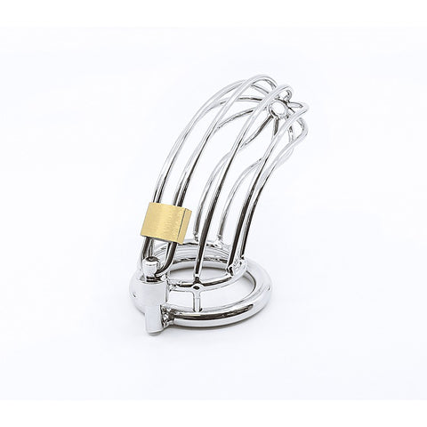 Love In Leather Bird Cage Style Male Chastity Device - Male Chastity