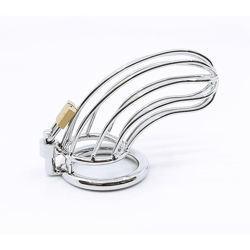 Love In Leather Bird Cage Style Male Chastity Device - Male Chastity