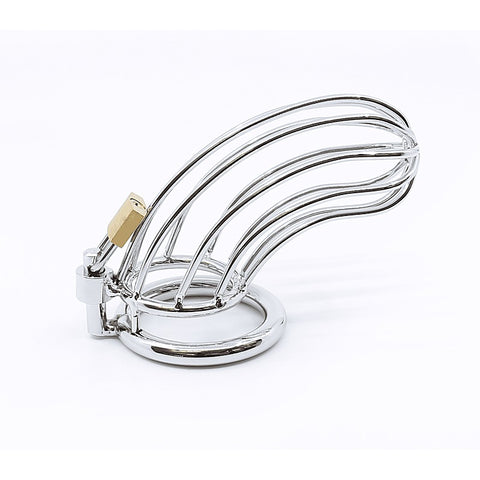 Love In Leather Bird Cage Style Male Chastity Device - Male Chastity