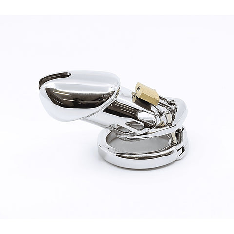 Love In Leather Moulded Shaft Male Chastity Cage - Male Chastity