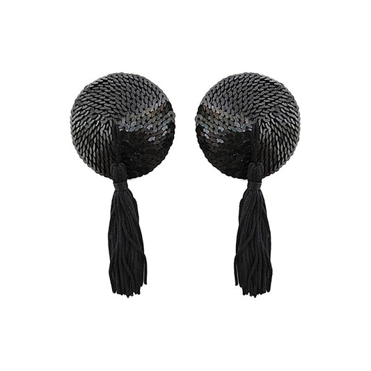 Round Sequin Nipple Tassels By Love In Leather - Breast and Nipple Toys