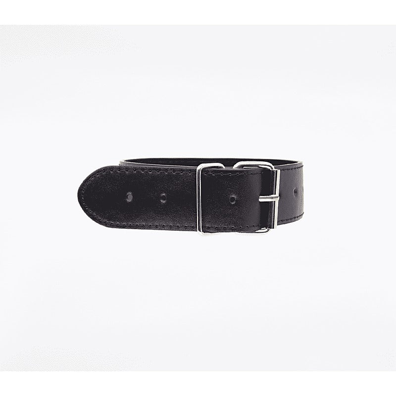 Berlin Baby BDSM Play Unlined PU Collar and Lead - Collars and Leads