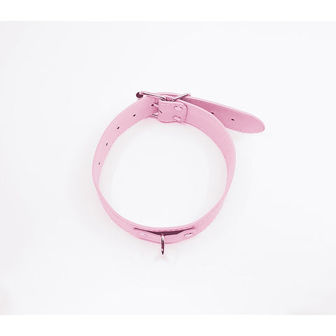 Berlin Baby BDSM Play Unlined PU Collar and Lead - Collars and Leads