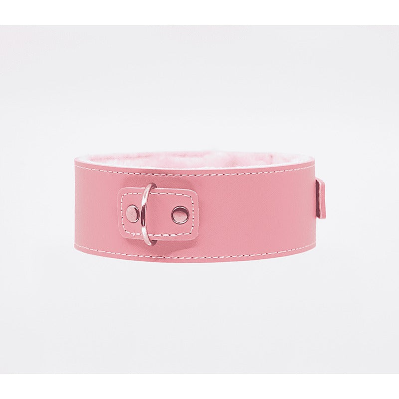 Berlin Baby Fur Lined PU Collar and Lead Set - Collars and Leads