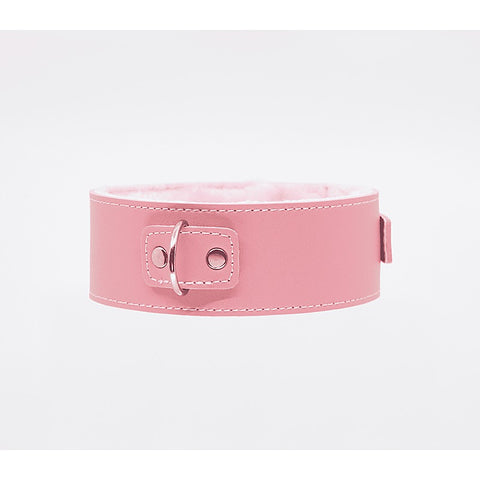 Berlin Baby Fur Lined PU Collar and Lead Set - Collars and Leads