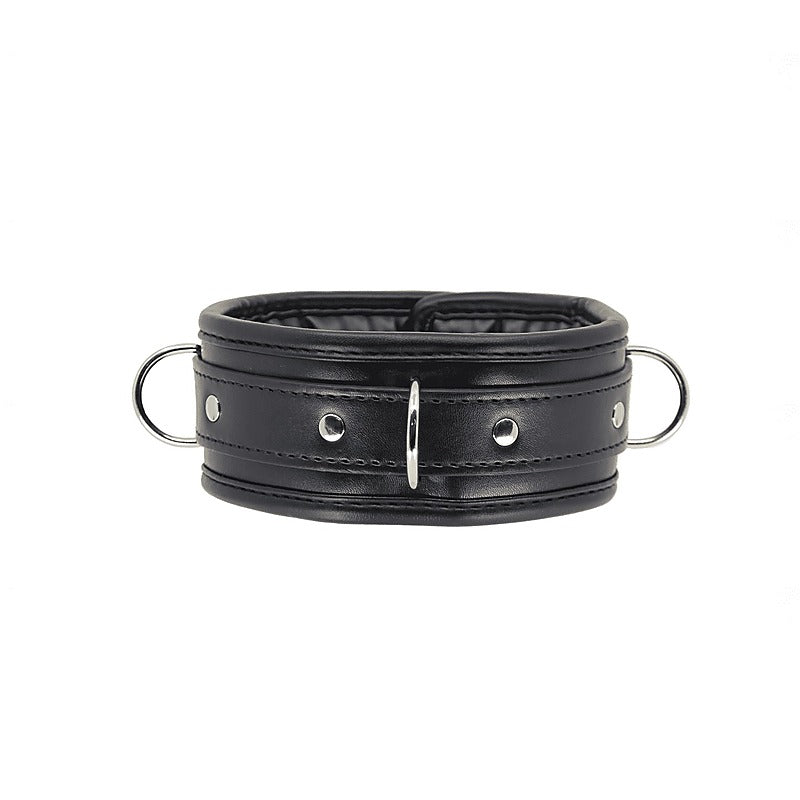 Berlin Baby Padded BDSM Collar With Lockable Buckle - Collars and Leads