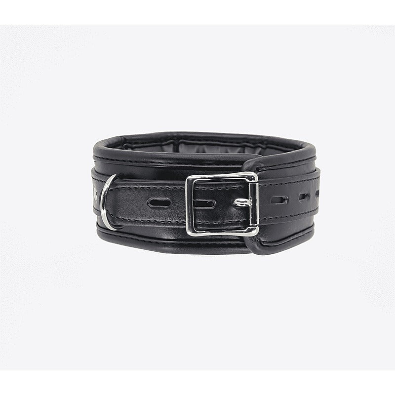 Berlin Baby Padded BDSM Collar With Lockable Buckle - Collars and Leads