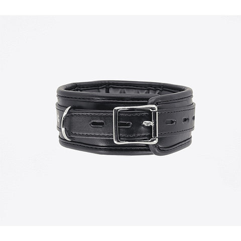 Berlin Baby Padded BDSM Collar With Lockable Buckle - Collars and Leads