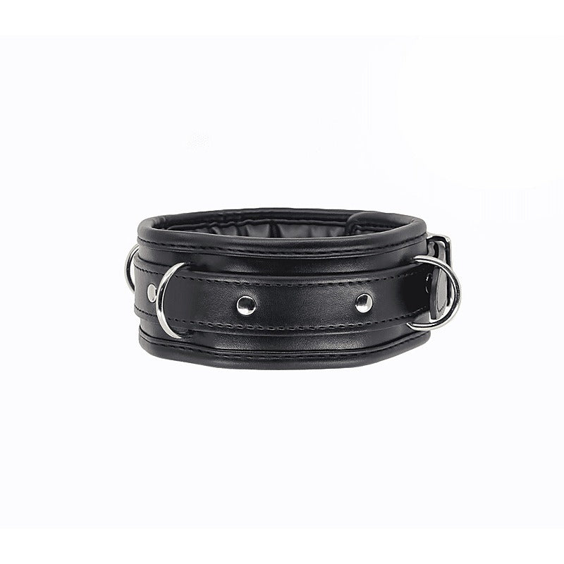 Berlin Baby Padded BDSM Collar With Lockable Buckle - Collars and Leads