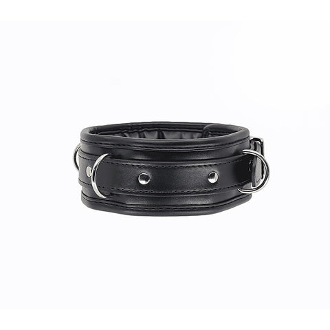 Berlin Baby Padded BDSM Collar With Lockable Buckle - Collars and Leads