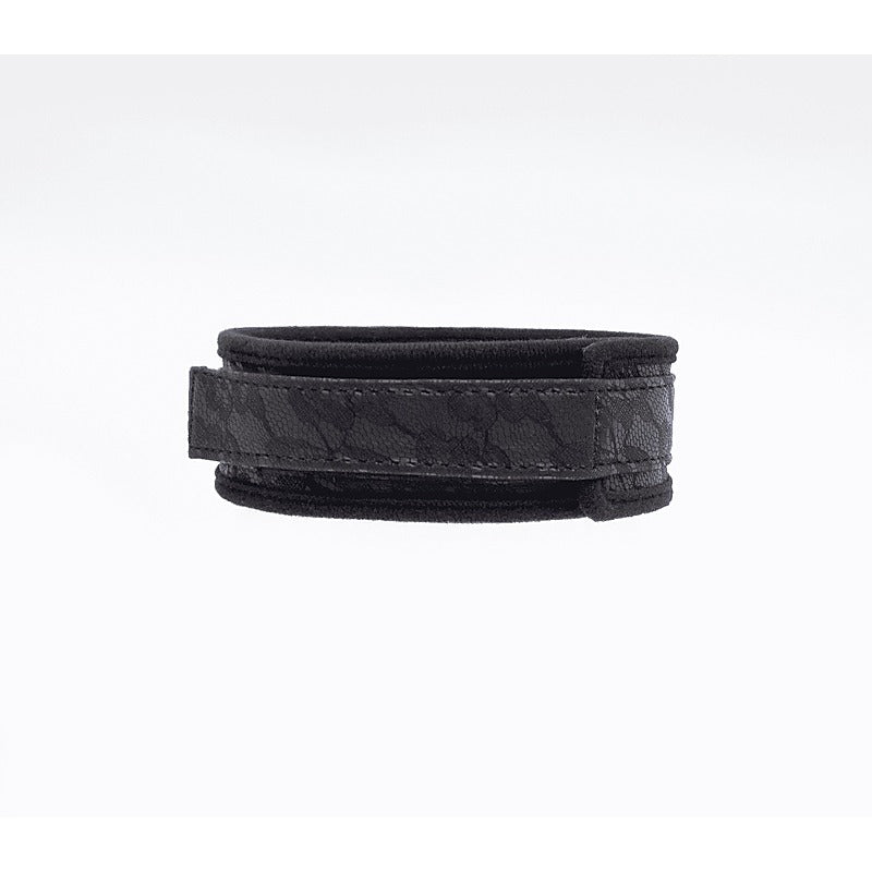 Berlin Baby Lace Printed BDSM Leather Collar - Collars and Leads