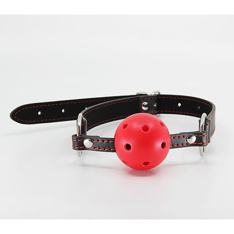 Heart Inlay Faux Leather Bdsm Gag By Berlin Baby - Bondage Gags and Bits