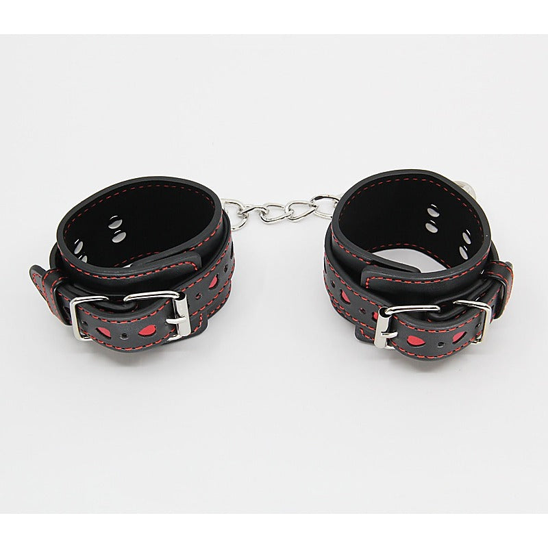Berlin Baby Metallic Heart Bondage Wrist Cuffs - Cuffs And Restraints