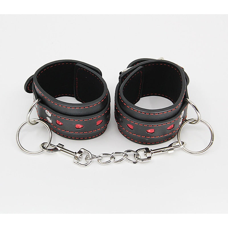 Berlin Baby Metallic Heart Bondage Wrist Cuffs - Cuffs And Restraints