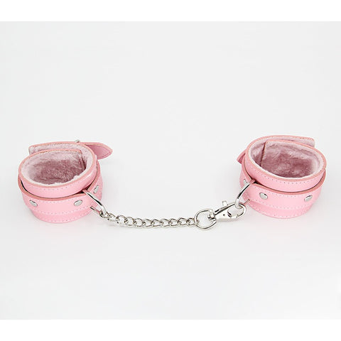 Berlin Baby Faux Fur Lined Leatherette Wrist Restraint - Cuffs And Restraints