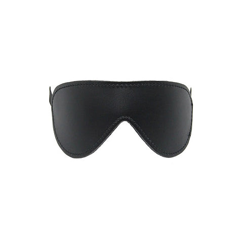 Berlin Baby Faux Leather Blindfold with Faux Fur Lining - Masks And Blindfolds