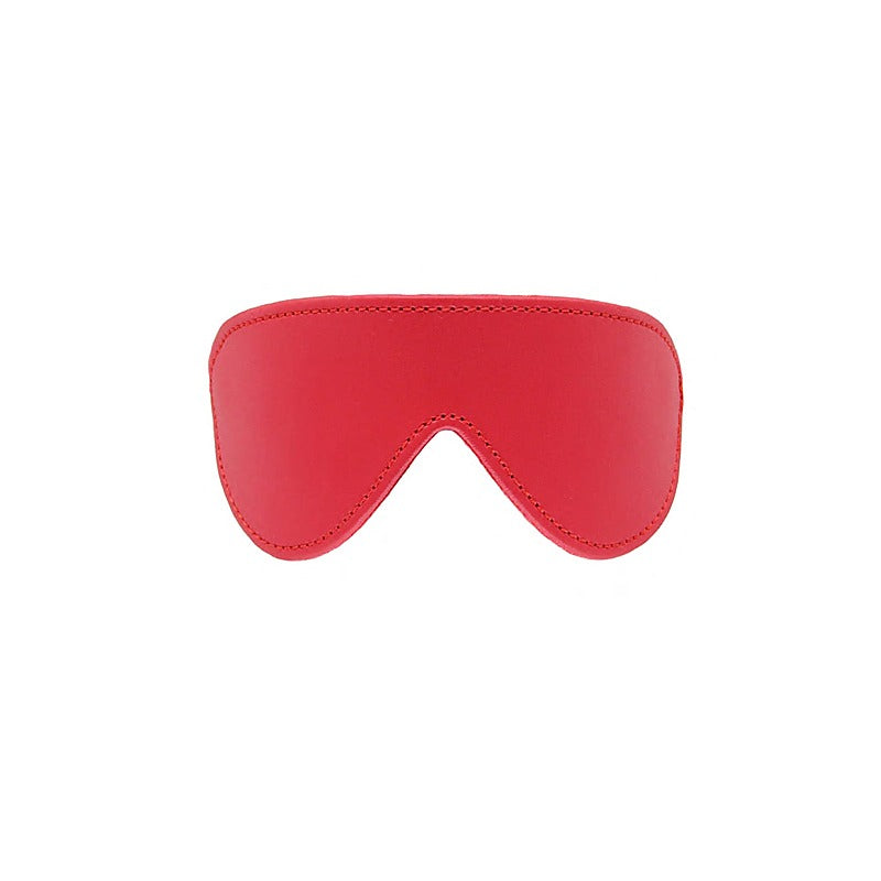 Berlin Baby Faux Leather Blindfold with Faux Fur Lining - Masks And Blindfolds
