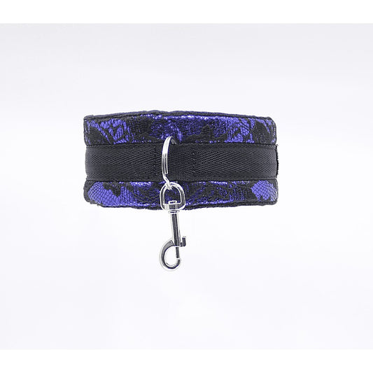 Berlin Baby Satin and Lace BDSM Play Collar - Collars and Leads