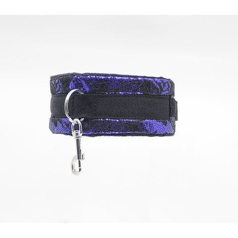 Berlin Baby Satin and Lace BDSM Play Collar - Collars and Leads