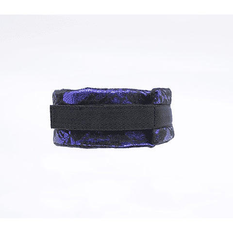 Berlin Baby Satin and Lace BDSM Play Collar - Collars and Leads