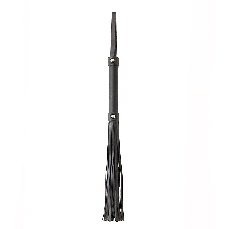 Long Faux Leather Bondage Flogger By Berlin Baby - Whips And Crops