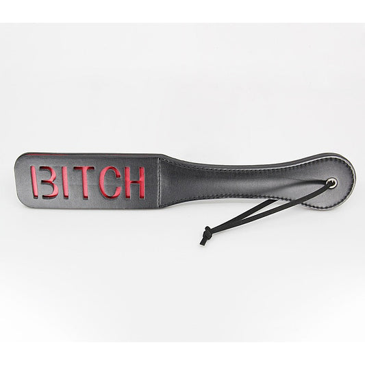 Bitch Cut Out Design Bdsm Paddle By Berlin Baby - Paddles And Slappers