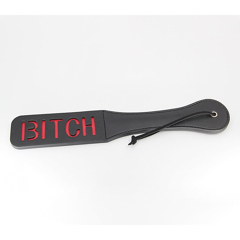 Bitch Cut Out Design Bdsm Paddle By Berlin Baby - Paddles And Slappers