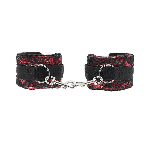 Berlin Baby Satin and Lace Bondage Wrist Cuffs - Cuffs And Restraints
