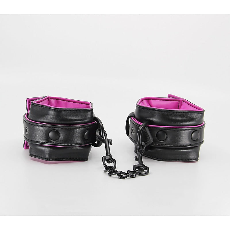 Berlin Baby Padded PU Leather Wrist Cuffs - Cuffs And Restraints