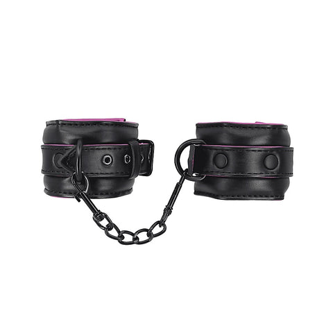Berlin Baby Padded PU Leather Wrist Cuffs - Cuffs And Restraints