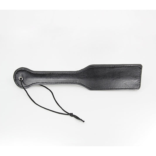 Plain Black Faux Leather Paddle By Berlin Baby - Paddles And Slappers