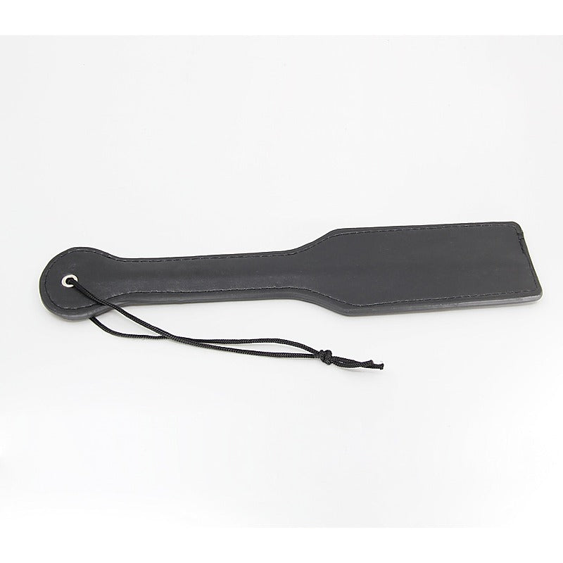 Plain Black Faux Leather Paddle By Berlin Baby - Paddles And Slappers