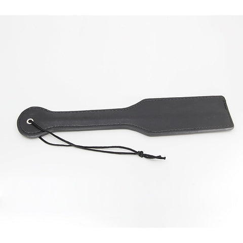 Plain Black Faux Leather Paddle By Berlin Baby - Paddles And Slappers
