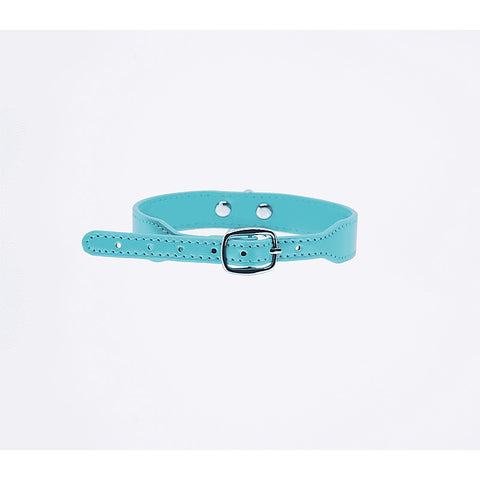 Berlin Baby PU BDSM Collar With Centre Ring - Collars and Leads