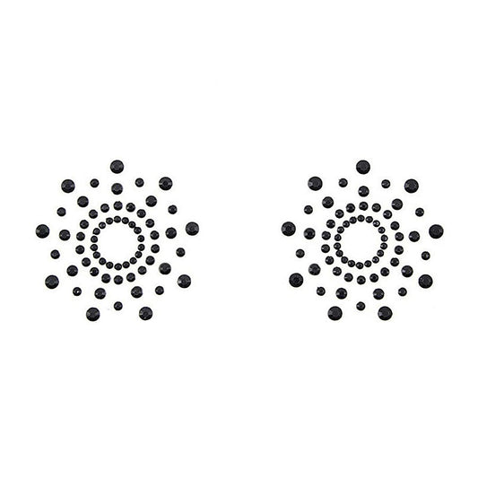 Rhinestone Tease Nipple Pasties By Love In Leather - Breast and Nipple Toys