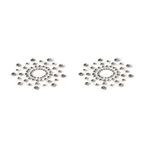 Rhinestone Tease Nipple Pasties By Love In Leather - Breast and Nipple Toys