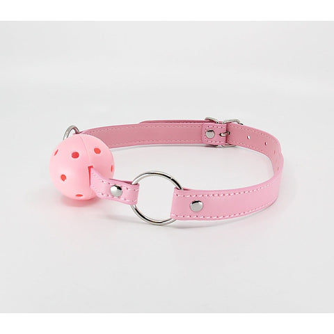 Breathable Faux Leather Gag By Berlin Baby - Bondage Gags and Bits