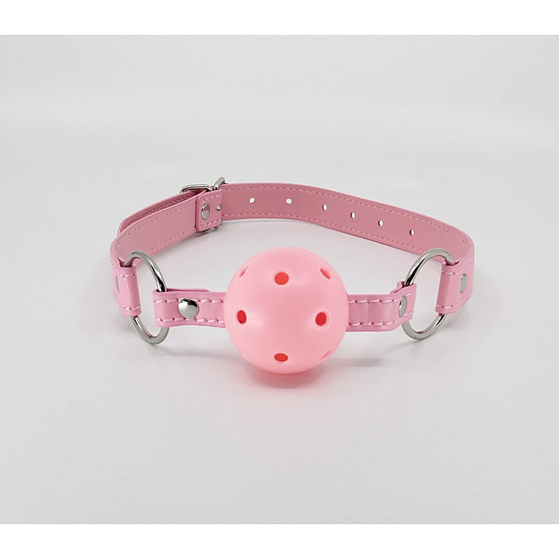 Breathable Faux Leather Gag By Berlin Baby - Bondage Gags and Bits