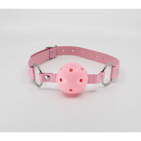 Breathable Faux Leather Gag By Berlin Baby - Bondage Gags and Bits
