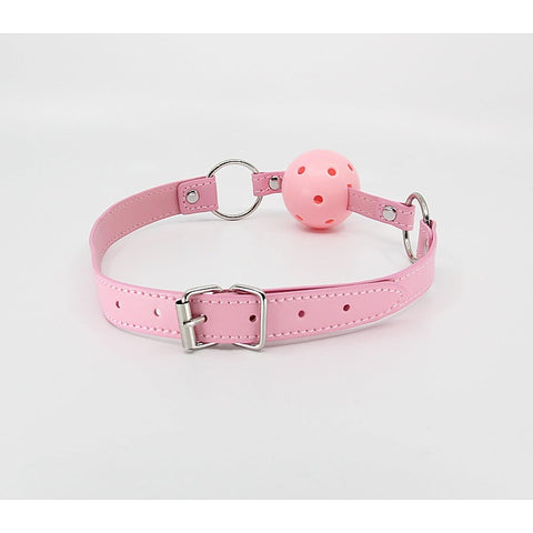 Breathable Faux Leather Gag By Berlin Baby - Bondage Gags and Bits