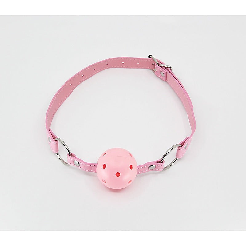 Breathable Faux Leather Gag By Berlin Baby - Bondage Gags and Bits