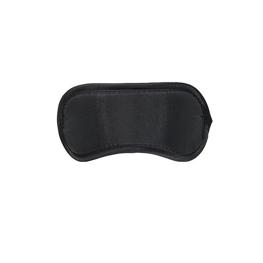 Plain Black Satin Bdsm Blindfold By Berlin Baby - Masks And Blindfolds
