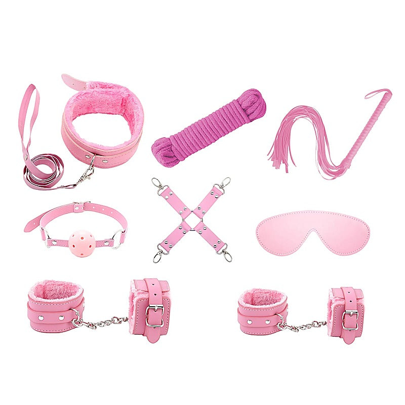 9 Piece Bondage Kit by Love In Leather - Bondage Kits