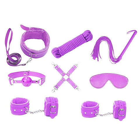 9 Piece Bondage Kit by Love In Leather - Bondage Kits