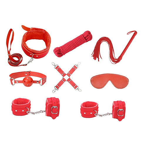 9 Piece Bondage Kit by Love In Leather - Bondage Kits