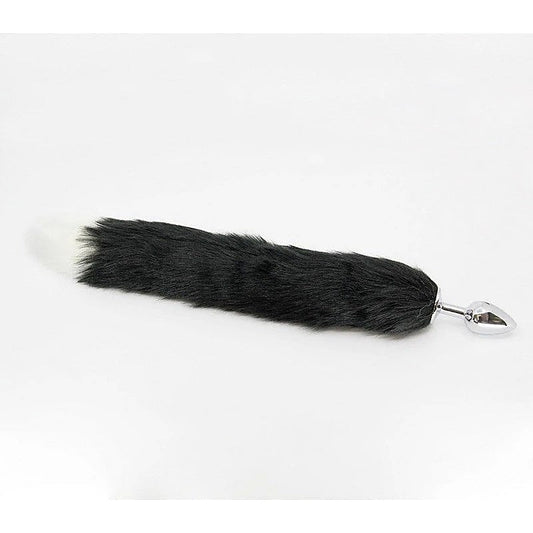 Faux Fur Fox Tail Butt Plug Small By Love In Leather - Butt Plugs