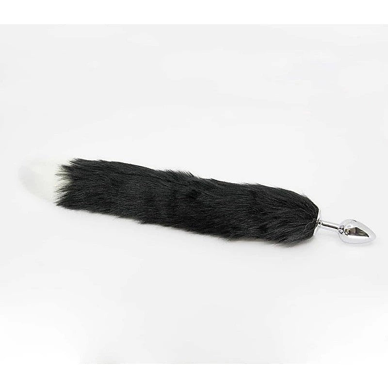 Fox Tail Anal Plug Medium By Love In Leather - Butt Plugs
