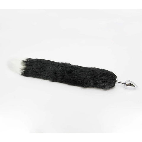 Fox Tail Anal Plug Medium By Love In Leather - Butt Plugs